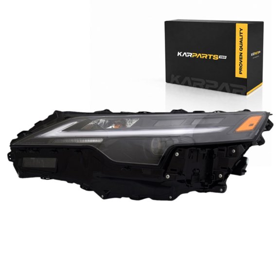 KarParts360 For 2023 2024 Lexus RX350/RX350h Headlight Driver Side | Clear Lens | LED | PP Plastic Housing | LED Front Side Marker Light Bulb | PC Plastic Lens | For LX2502196 | 81150-0E710