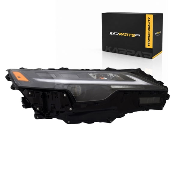 KarParts360 For 2023 2024 Lexus RX500h Headlight Passenger Side | Clear Lens | LED | PP Plastic Housing | LED Front Side Marker Light Bulb | PC Plastic Lens | Replacement For LX2503196 | 81110-0E710