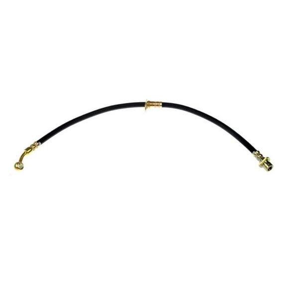 KarParts360 For Acura CSX 2006 07 08 09 10 2011 Brake Hose | Stamped Steel Bracket | Black Color | Flexible Hose Type | Treated Steel End 1 Fitting Material | Banjo End 1 Fitting Type | 01464-SNA-A01