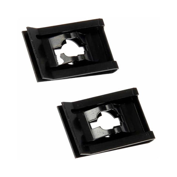 KarParts360 For Acura ILX 2016 17 18 19 2020 Splash Shield Retainers | Steel Material | Paint Finish | Black | Coarse Fastener Thread | Rectangle Shape | Clockwise Right Thread Direction | 2 Pieces