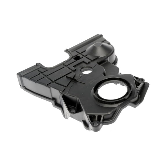 KarParts360 For Acura Integra 1996 97 98 99 00 2001 Engine Timing Cover | Plastic Material | Painted Finish | Black | 0.125 Inches Material Thickness | 0.1 Inches Depth | 4 Mounting Hole Quantity