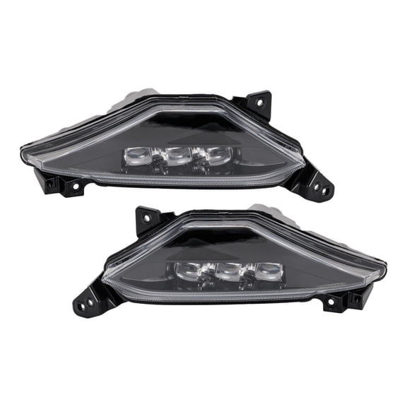 KarParts360 For Acura MDX 2022 2023 2024 Fog Light Driver And Passenger Side | Pair | CAPA | LED | With Bulb | Advance/A-Spec/Platinum Elite Models | AC2592116C, AC2593116C | 33900TYAA02, 33950TYAA02