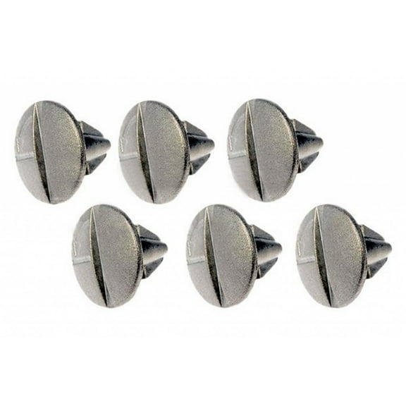 KarParts360 For Acura RDX 2019 2020 2021 Engine Splash Shield Pin | 6 Pieces | Made Of Zinc Alloy | Silver | Coarse Bolt Thread Type | Replacement For 90674-TY2-A01