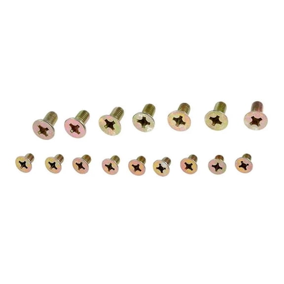 KarParts360 For Acura RL 2004-2012 Disc Brake Rotor Retaining Screw Assortment | Steel | Coarse Thread | Phillips Head Drive | Tapered Head Seat | 11; 14.5MM Head Diameter