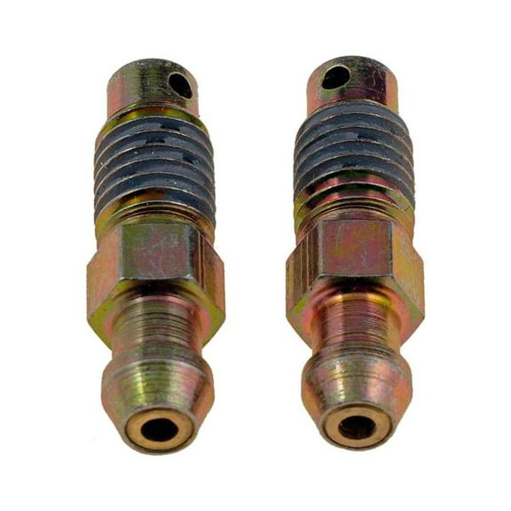 KarParts360 For Acura RSX 2002 03 04 05 2006 Brake Bleeder Screws | 2 Pieces | Steel Material | Bronze | Hex Screw/Bolt Head Style | Replacement For 18013794, 43352-567-000