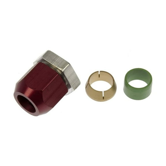 KarParts360 Air Conditioning Line Connector | Aluminum Material | Compression Fitting Attachment End 1 | Straight Fitting Angle | 1 Connection Quantity | Replacement For 88878221