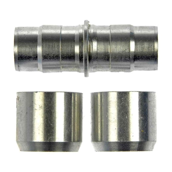 KarParts360 Air Conditioning Line Connectors | Aluminum Material | Compression Fitting Attachment End 1 and 2 | 0.375 Inches Fitting Size End 1 | 1 Connection Quantity | 8 Pieces