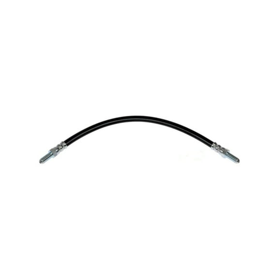 KarParts360 For Alfa Romeo Spider 1990 91 92 93 1994 Brake Hydraulic Hose | End 1 and 2 Fitting Treated Steel | Black | Male End 1 and 2 Fitting | EPDM Rubber Hose For 00605184100000, 60518410