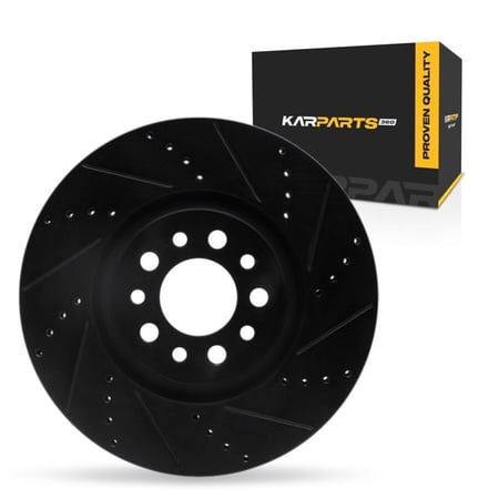 KarParts360 For Alfa Romeo Tonale 2025 Brake Rotor Front, Passenger Side | Cast Iron | 28 Millimeters/1.10 Inches Nominal Thickness | 330 Millimeters/12.99 Inches Outside Diameter | 5 Stud/Lug Hole