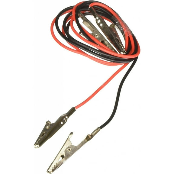 KarParts360 Alligator Clip Leads | Silver | Steel Clamp | 1.5MM Maximum Amperage | 0.25 Inches Clamp Maximum Opening Size | 22 Gauge Wire Capacity