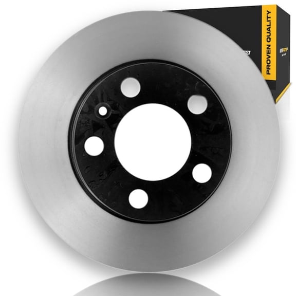 KarParts360 For Audi A3 1999 00 01 02 03 2004 Disc Brake Rotor Front | Cast Iron | Coated Rotor | Solid | 99.06 mm (3.9 in.) Bolt Circle | 5 Lug Holes | Replacement For 19327722