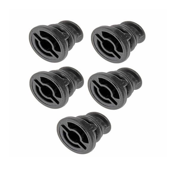 KarParts360 For Audi A5/A6/A7 Sportback 2021 22 23 24 2025 Engine Oil Drain Plugs | 5 Pieces | Nylon Material | Black | Medium Thread Type | O-Ring Gasket Type | Replacement For 6L103801, 6L103801D