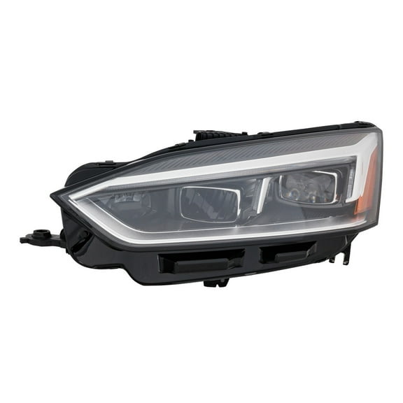 KarParts360 For Audi A5 Quattro/A5 Sportback 2018 2019 Headlight Assembly Driver Side | CAPA | Clear Lens | LED | PP Plastic Housing | PC Plastic Lens | With Bulbs | AU2502212, AU2502212C | 8W6941773