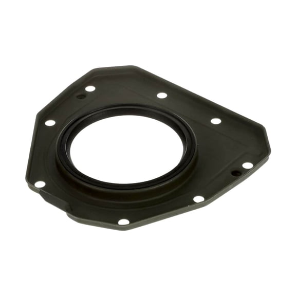 KarParts360 For Audi A5 Quattro/Q5/Q7 2017-2023 Engine Main Seal Cover Rear | Stainless Steel Material | Metallic Finish | Gray | 4 Inches Inside Diameter | 8 Mounting Hole Quantity | 6H103171A