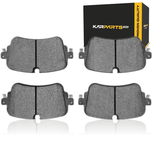 KarParts360 For Audi A8 Quattro/e-tron Quattro/Q8 2019 2020 Brake Pads | Ceramic | Electronic Pad Wear Sensor | 65.3 Millimeters / 2.57 Inches Inner Height