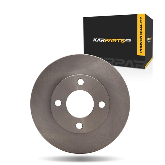 KarParts360 For Audi Cabriolet 1994 95 96 97 1998 Brake Rotor Front | Cast Iron | Vented | 108 Millimeters/4.25 Inches Bolt Circle | 68 Millimeters/2.68 Inches Center Hole Diameter | 4 Lug Holes