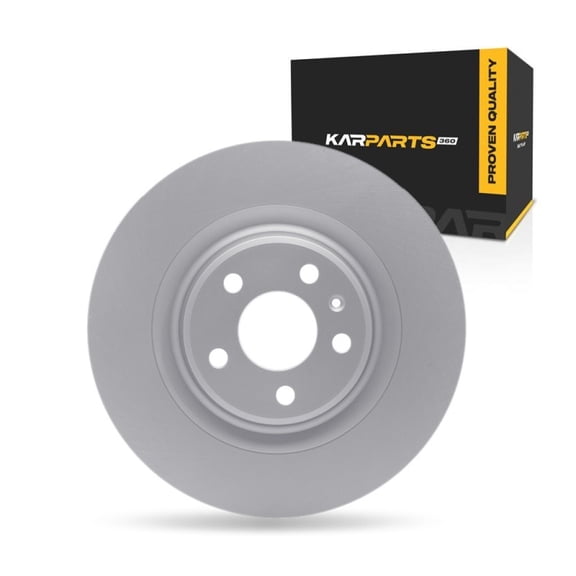 KarParts360 For Audi Q5 2013-2025 Brake Rotor | Coated | 21.9 Millimeters / 0.86 Inches Nominal Thickness | 330 Millimeters / 12.99 Inches Outside Diameter | 5 Stud/Lug Hole