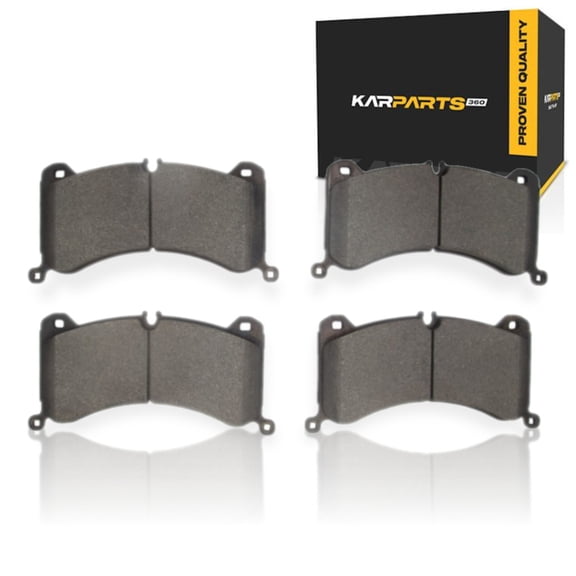 KarParts360 For Audi Q8 e-tron/SQ8 e-tron 2024 Disc Brake Pads | Low Metallic | Electronic Pad Wear Sensor | 101.7 Millimeters / 4.00 Inches Outer Height
