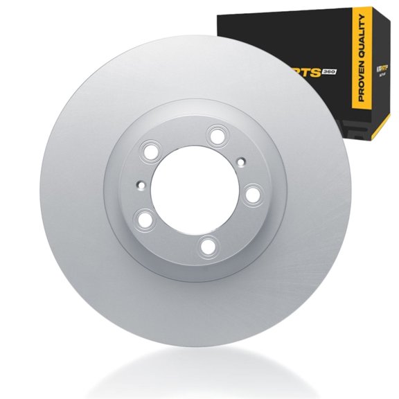 KarParts360 For Audi RS e-tron GT 2022 Brake Rotor Front, Passenger Side | Cast Iron | Vented Rotor | Center Hole Diameter: 98 millimeters / 3.86 inches | 5 Lug Holes
