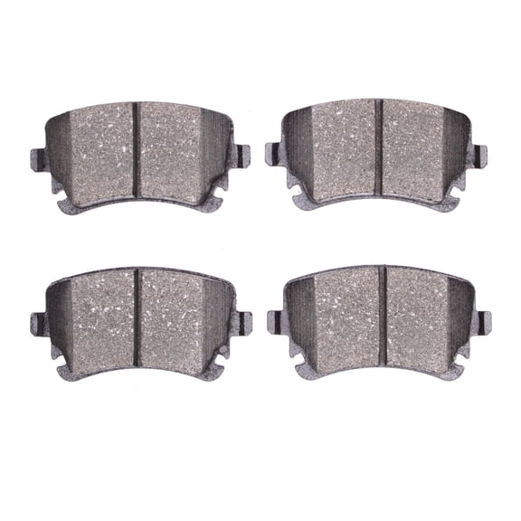 KarParts360 For Audi RS6 2003 2004 Disc Brake Pads | Low Metallic | Electronic Pad Wear Sensor | 2.31 Inches Inner Pad Height | 4.57 Inches Inner Pad Width | 2.31 Inches Outer Pad Height