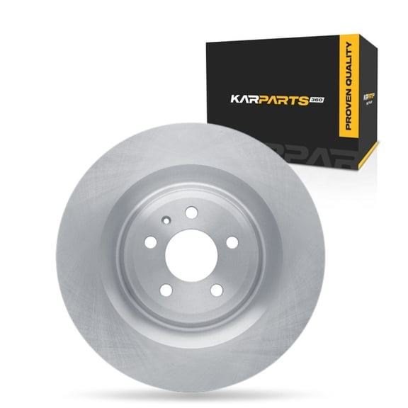KarParts360 For Audi S4/S5 Sportback 2018-2025 Brake Rotor Rear | Cast Iron | Vented | Rotors Only Design | 112 Millimeters/4.41 Inches Bolt Circle | 68 Millimeters/2.68 Inches Center Hole Diameter