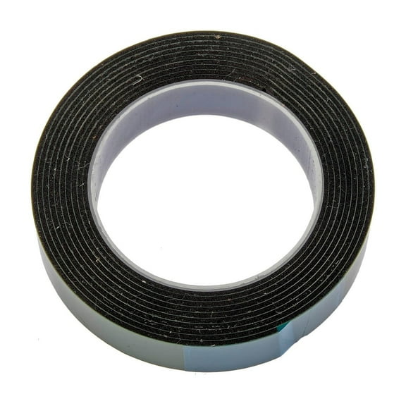 KarParts360 Auto Molding Tape | Flat Finish | Black | Manual Dispenser Type | 1/2 Inch Width | Double Sided Adhesive | Water/Heat/Oils Resistant