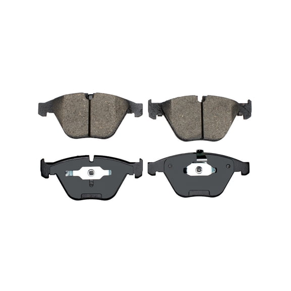 KarParts360 For BMW 1 Series M 2011 Brake Pads | Electronic Pad Wear Sensor Type | 19 Millimeters / 0.75 Inches Inner Pad Overall Thickness | 155.2 Millimeters / 6.11 Inches Inner Pad Width