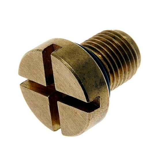 KarParts360 For BMW 128i/135i/M3 2008 09 10 11 12 2013 Engine Coolant Bleeder Screw | Brass | 1 Piece O-Ring | Replacement For 11537793373, 17111712788