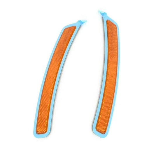 KarParts360 For BMW 220i/230i 2022 Bumper Reflector Driver and Passenger Side | Pair | Front | CAPA Certified | Replacement For BM2550104, BM2550104C, BM2551104, BM2551104C | 63147433785, 63147433786