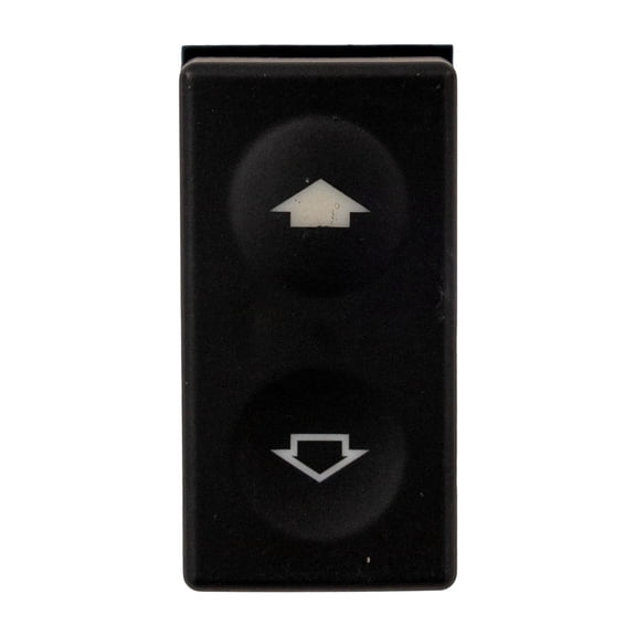 KarParts360 For BMW 318i 1992-1999 Window Switch Front OR Rear Driver OR Passenger Side, Center Console | Black | 1-Button Count | 4-Prong Blade Male Terminal | Replacement For 61318365300, URO013780
