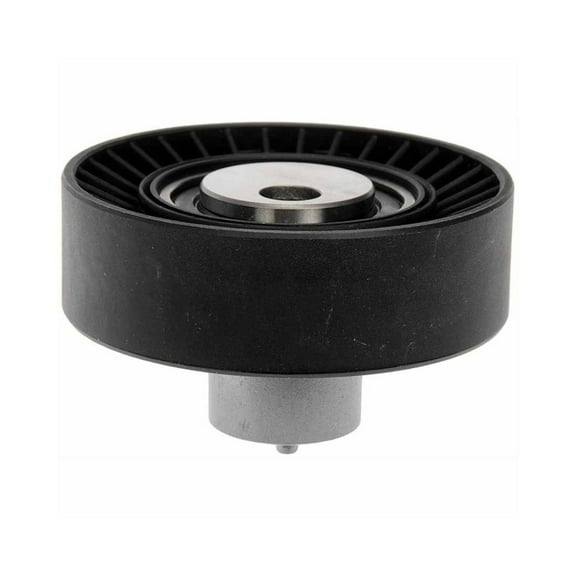 KarParts360 For BMW 318ti 1995 Idler Pulley | Plastic | Serpentine Belt Type | Black Color | 25 Millimeters Inside Diameter | 1 Mounting Hole | 1 Pulley Bearing | For 11281738605, 11281748130