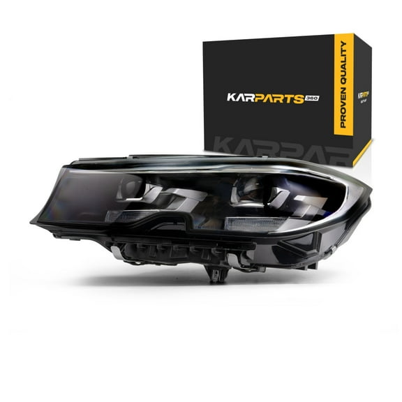 KarParts360 For BMW 320i/330e 2020 2021 2022 Sedan Headlight Assembly Driver Side | CAPA Certified | Hybrid Model | (G-20) | LED | High Beam | Replacement For BM2502196, BM2502196C | 63118496153