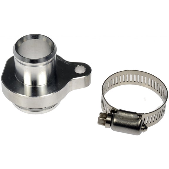 KarParts360 For BMW 328i/535i xDrive 2009-2016 Thermostat Hose Flange Repair Kit | Aluminum | 20 Millimeters Inlet Port Inside Diameter | 2 Mounting Hole | 25 Millimeters Outlet Port Inside Diameter
