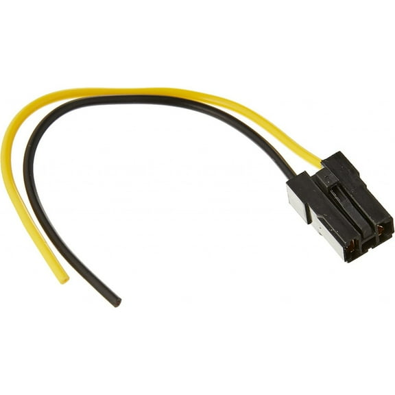 KarParts360 For BMW 330i/330xi/M3 2001 02 03 04 05 2006 Headlight Socket | Plastic Terminal | Spade Type | Female Terminal | 9 Inches With Wire (1 Inches Excluded) Overall Length | 2 Pieces Wire