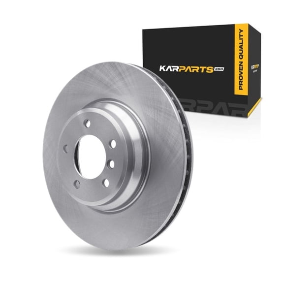 KarParts360 For BMW 335is 2011 2012 2013 Disc Brake Rotor | 28.4 Millimeters / 1.12 Inches Discard Thickness | 348 Millimeters / 13.70 Inches Outside Diameter | 5 Stud/Lug Hole
