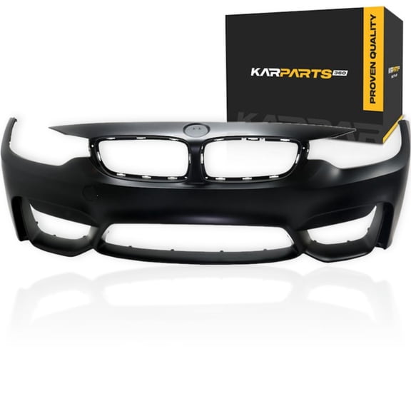 KarParts360 For BMW 340i/340i xDrive 2016 2017 2018 Coupe/Convertible Bumper Cover | Front | CAPA | Primed | Excluded Headlight Washer | Replacement For BM1000408, BM1000408C | 51118058822