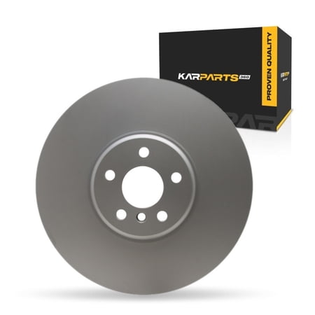 KarParts360 For BMW 430i Gran Coupe 2022 2023 2024 2025 Brake Rotor Front, Passenger Side | Cast Iron | Vented | 34.4 Millimeters/1.35 Inches Discard Thickness | Plain Style | 1-Piece Construction