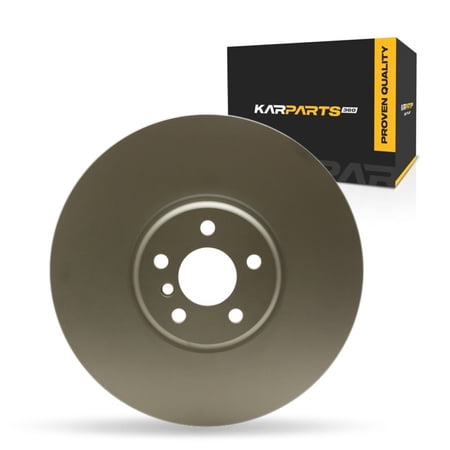 KarParts360 For BMW 430i Gran Coupe/i4 2022 2023 2024 2025 Brake Rotor Front, Driver Side | Cast Iron | Vented | 34.4 Millimeters/1.35 Inches Discard Thickness | Plain Style | 1-Piece Construction