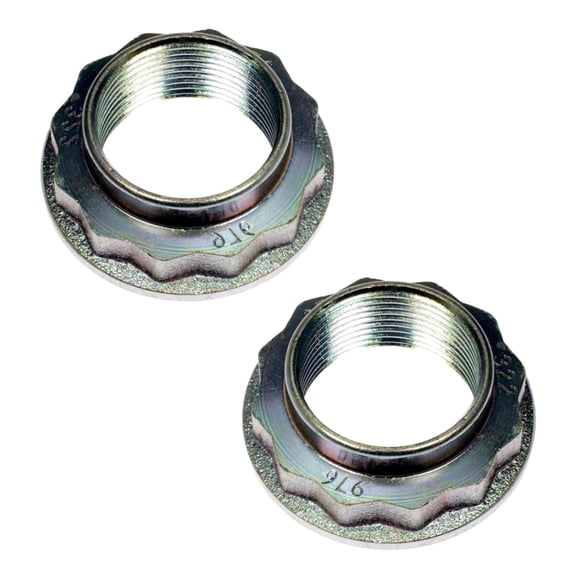 KarParts360 For BMW 520i/528i/528i xDrive 2015 2016 Spindle Nut | Steel | Medium Thread | M27 Thread Diameter | 36 Millimeters Hex Size | 12 Point | 16.3 Millimeters Thickness | 33411133785, RUH10003