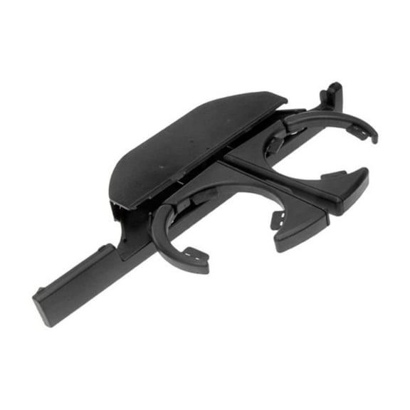 KarParts360 For BMW 528i 1997 1998 1999 2000 Cup Holder | Plastic | Black | Snap In | With Screw Retention Attachment | Replacement For 51-168-190-205
