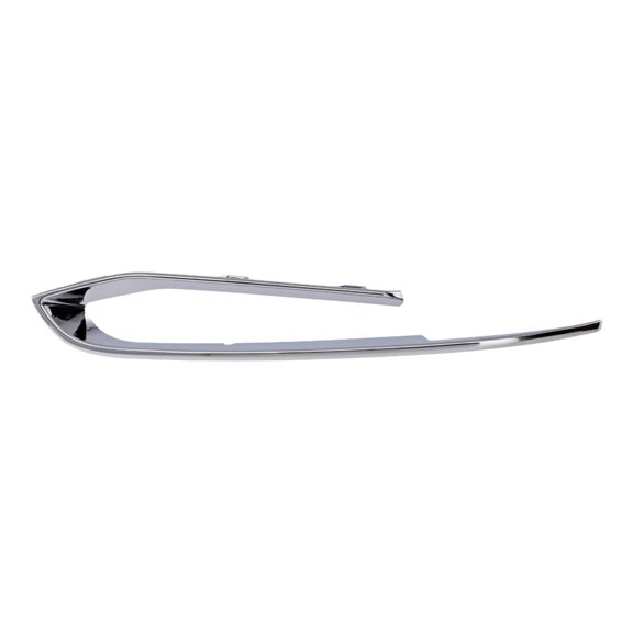 KarParts360 For BMW 528i/550i/535d 2014 2015 2016 Sedan Grille Molding Front Passenger Side, Lower | Plastic | Chrome | For Luxury Model With Fog Lights | Replacement For BM1047134 | 51117331770