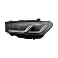 thumbnail image 1 of KarParts360 For BMW 530e/530e xDrive 2021 2022 2023 Headlight Driver Side | Clear/Amber Lens | LED | PP-TD30 Plastic Housing | Black Color | With Bulbs | Replacement For BM2502202 | 63118084379, 1 of 7