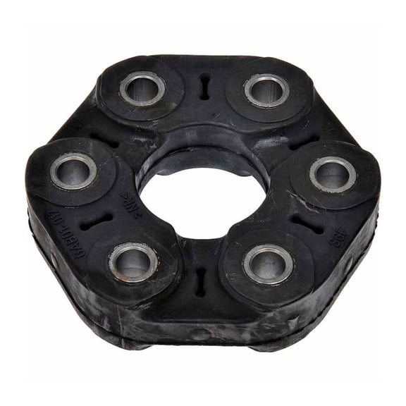 KarParts360 For BMW 530i 1994 1995 Driveshaft Flex Coupler | Rubber, Steel | Black | Bolts Attachment | 6 Bolt Hole | 12 Bolt Hole Size | 95.95 Millimeters Bolt Pattern Diameter | 26117511454