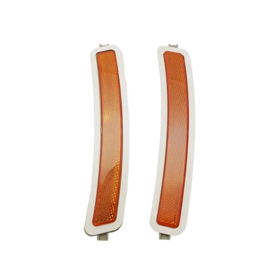 KarParts360 For BMW 530i/530i xDrive 2017 18 19 20 21 2022 Bumper Reflector Driver And Passenger Side | Pair | Front | Sedan | Replacement For BM1084106, BM1085106 | 63147349127, 63147349128