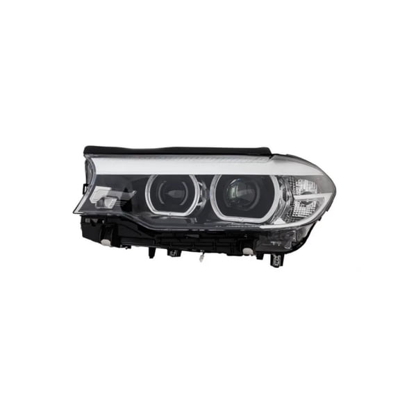 KarParts360 For BMW 530i/540i xDrive 2017 2018 2019 2020 Headlight Driver Side | Clear Lens | LED | Lens and Housing | Excluded Icon Adaptive Lights/Logo | Replacement For BM2518179 | 63117214959