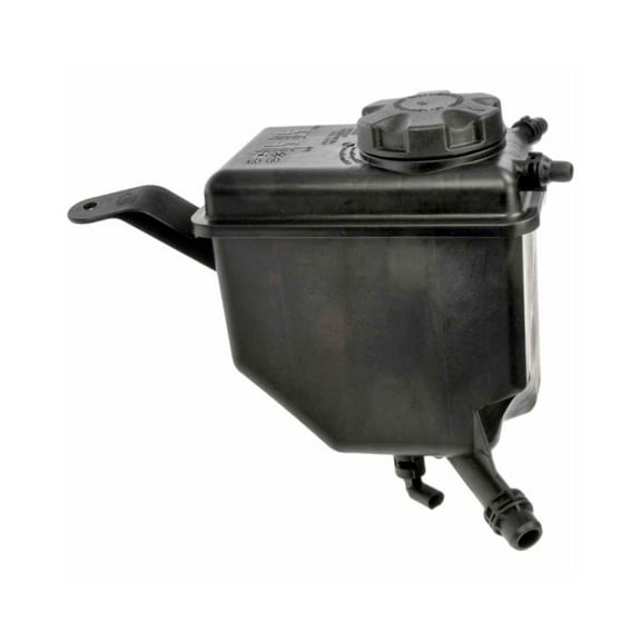 KarParts360 For BMW 650i/550i 2006 07 08 09 2010 Pressurized Coolant Reservoir | Plastic | Black | Spring Loaded Twist Cap Type | OEM Grade Type | Rectangle Shape | 17137519219, 17137542986