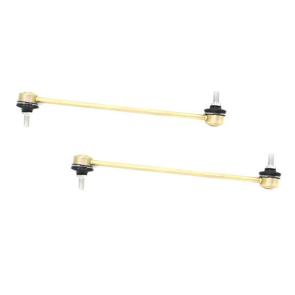 KarParts360 For BMW 740i 1997 98 99 00 2001 Sway Bar Links Front, Driver and Passenger Side | Pair | Non-Greaseable | Replacement For 1014945, 1015086, 1880235, 2652215