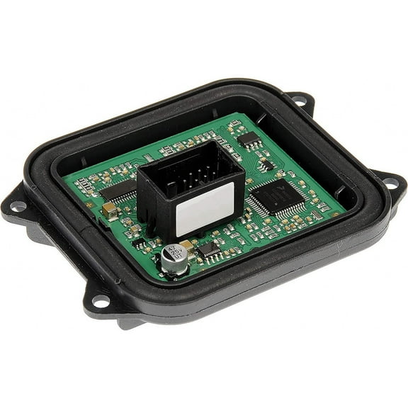 KarParts360 For BMW M3 2006 Adaptive Headlight Control Module | Black | Plastic Housing | Male Terminal | Female Connector | 3.6 Inches Length | Replacement For 63117182396, 63117295702