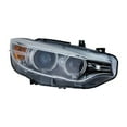 thumbnail image 1 of KarParts360 For BMW M3 2015 2016 2017 2018 Headlight Assembly Passenger Side | CAPA | HID | Clear Lens | Black/Chrome Housing | Sedan | w/Halo/Projector | BM2519160, BM2519160C | 63117377852, 1171475, 1 of 6