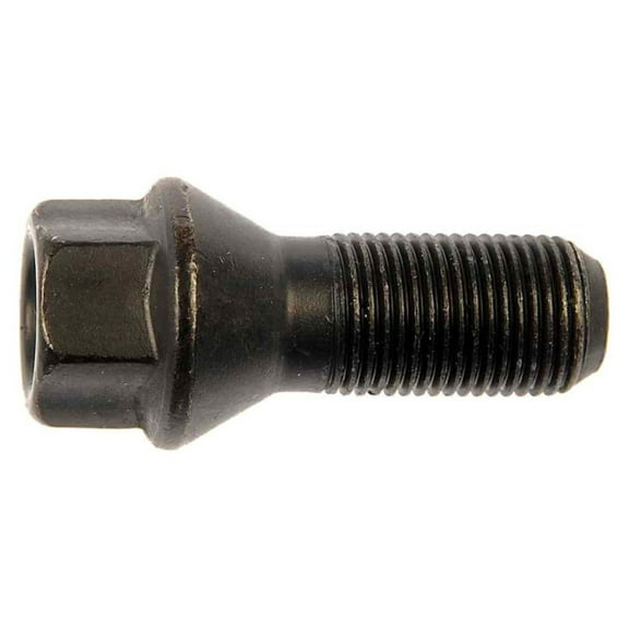 KarParts360 For BMW X1/X2 2020 21 22 23 2024 Wheel Lug Bolt | Steel | Black | Fine Thread Type | Grade 8 Bolt | 22.75 Millimeters Flange Diameter | 17 Millimeters Hex Size | 36136774896, 36136781151